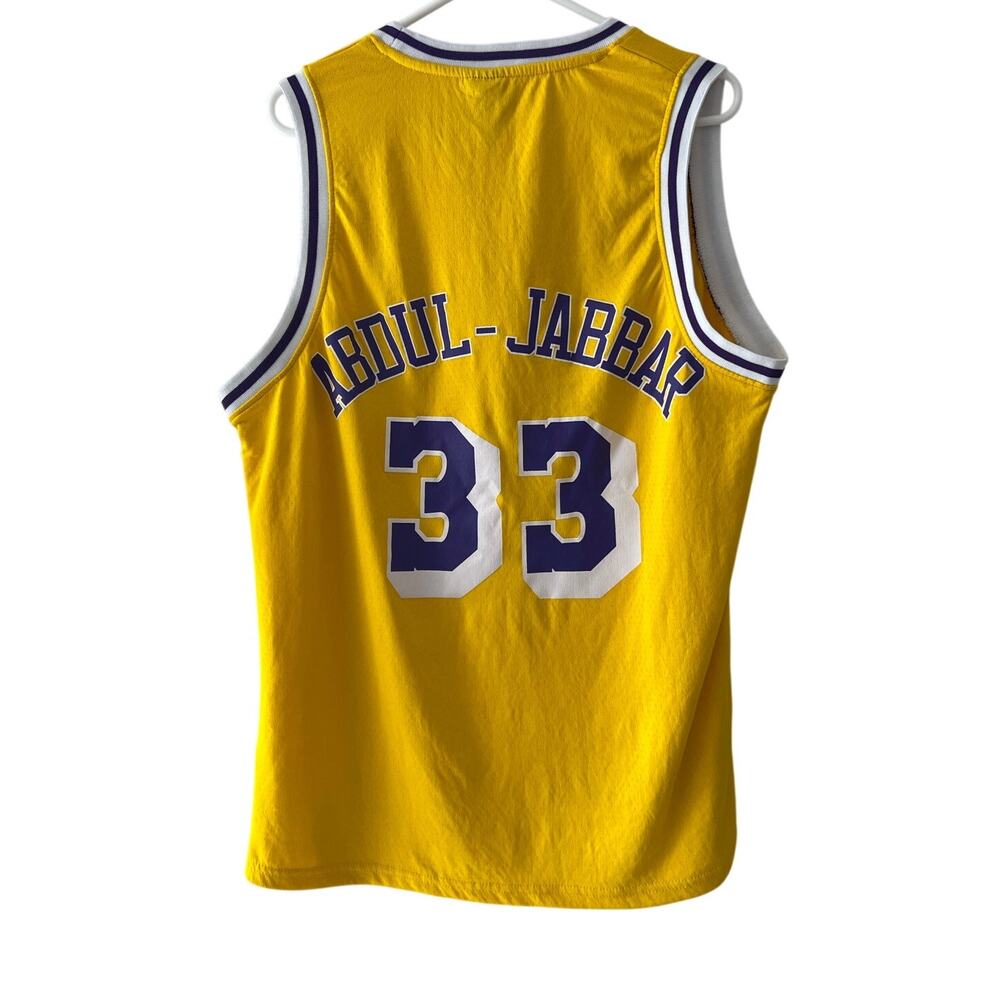 LA Lakers NBA Kareem Abdul Jabbar By Links Marketing Group Jersey Size XL NWOT